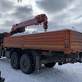 Кран центр "КАМАЗ" 659100 на шасси КамАЗ 43118 6x6 Бортовой с КМУ, 2023, 41 918 км