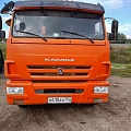 АВТОРОСТ 3369 на шасси КамАЗ 65115 6x4 Ломовоз с КМУ, 2019, 124 386 км
