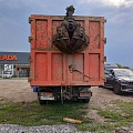 АВТОРОСТ 3369 на шасси КамАЗ 65115 6x4 Ломовоз с КМУ, 2019, 124 386 км
