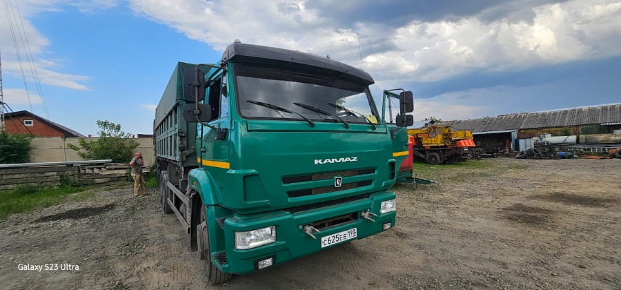 Планета 5529 на шасси КамАЗ 65115 6x4 Зерновоз, 2020, 154 543 км