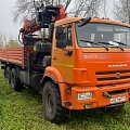 Строительные подъемные машины (СПМ) 732407 на шасси КамАЗ 43118 6x6 Бортовой с КМУ, 2022, 25 308 км