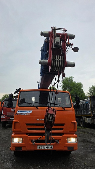 КамАЗ 65115 6x4 Автокран, 2022, 13 646 км