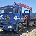 КамАЗ 65117 6x4 Бортовой с КМУ, 2023, 2 951 км