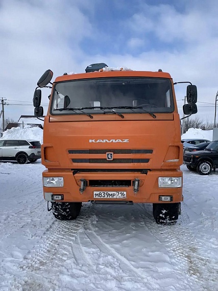 Кран центр "КАМАЗ" 659100 на шасси КамАЗ 43118 6x6 Бортовой с КМУ, 2023, 41 918 км