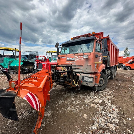 СмолМаш СДК на шасси КамАЗ 6520 6x4 КДМ, 2023, 75 264 км