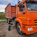 АВТОРОСТ 3369 на шасси КамАЗ 65115 6x4 Ломовоз с КМУ, 2019, 124 386 км