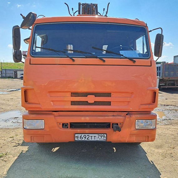 КамАЗ 65115 6x4 Ломовоз с КМУ, 2019, 192 076 км
