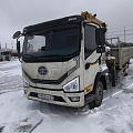 FAW Tiger V 4x2 Бортовой с КМУ, 2023, 31 379 км