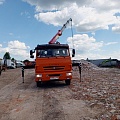 КамАЗ 65115 6x4 Бортовой с КМУ, 2024, 6 426 км